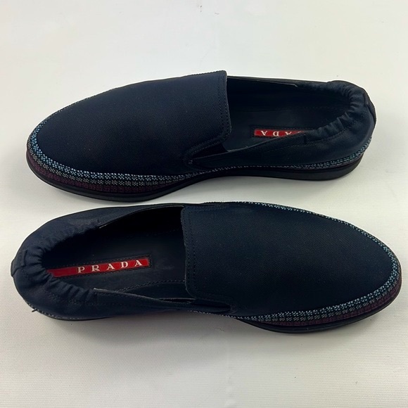 Prada Sport Saint Tropez Embroidered Canvas Espadrilles - Picture 5 of 13